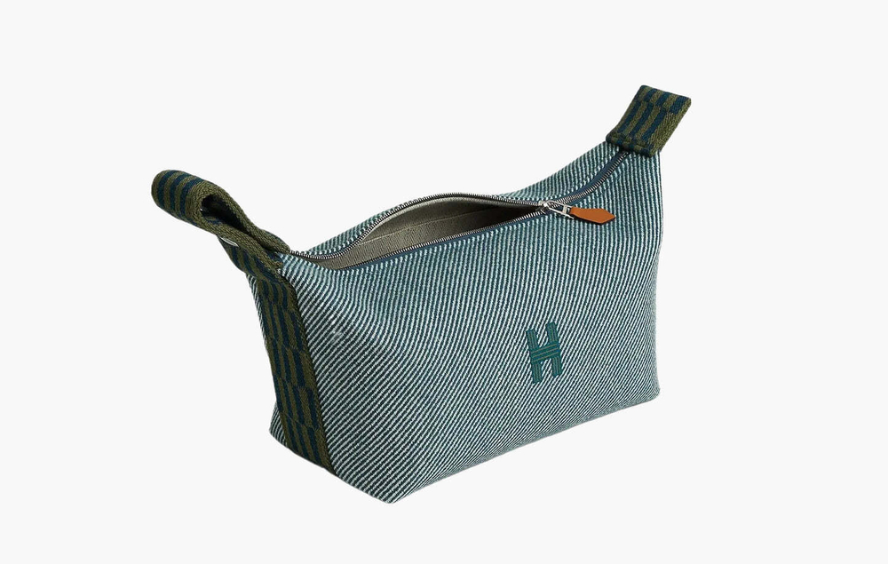 Сумка Hermes Small Bride-A-Brac Case "Wool Twill & Foret"