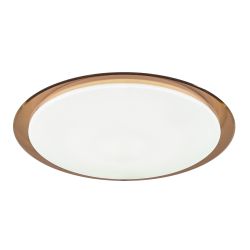 Светильник потолочный светодиодный ЭРА Классик с ДУ SPB-6-70-RC Saturn 70Вт 3000-6500К 5950Лм коричневый кант | Светильники SPB-6 с ДУ