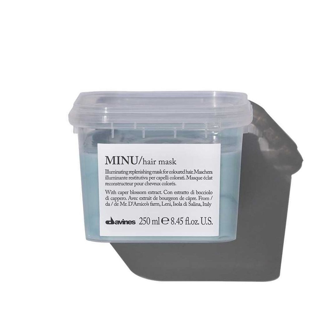 Davines MINU Hair Mask — маска для защиты цвета и восстановления окрашенных волос