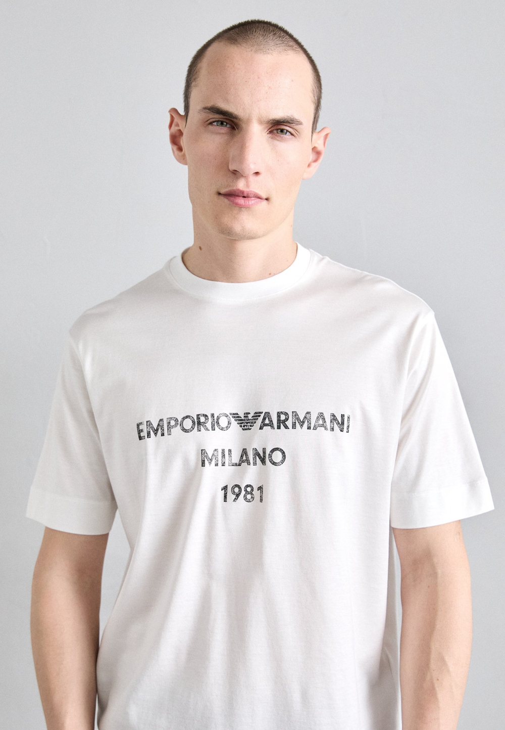 Emporio Armani Футболка с принтом - Белый