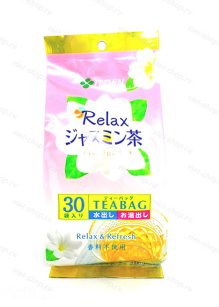 Чай с жасмином relax jasmine tea, Itoen, 30 пак.
