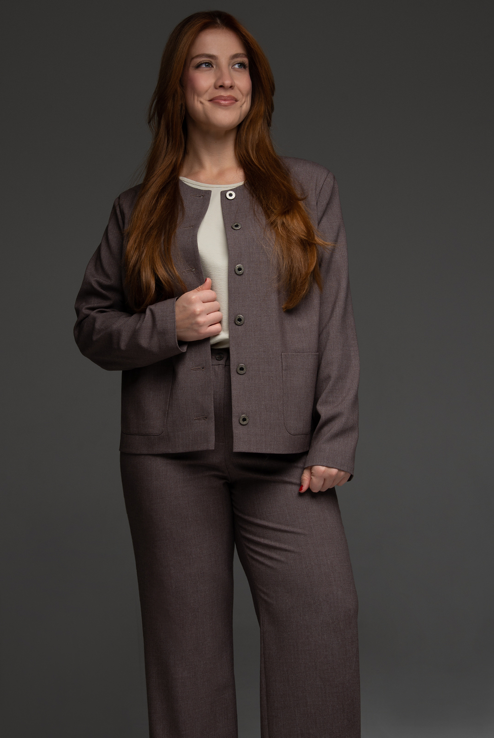 Жакет женский 3883ВПБ, какао #519Как043883ВПБ