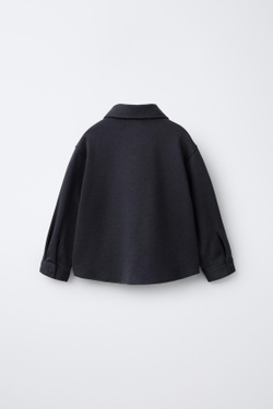 ZARA КУРТКА-РУБАШКА COMFORT, СИНИЙ