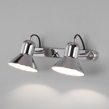 Настенный светильник с плафонами 2*Е27 20082/2 хром Canotier Eurosvet