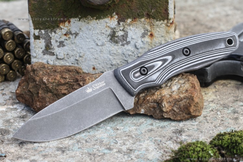 Туристический нож Urban D2 DarkStoneWash G-10