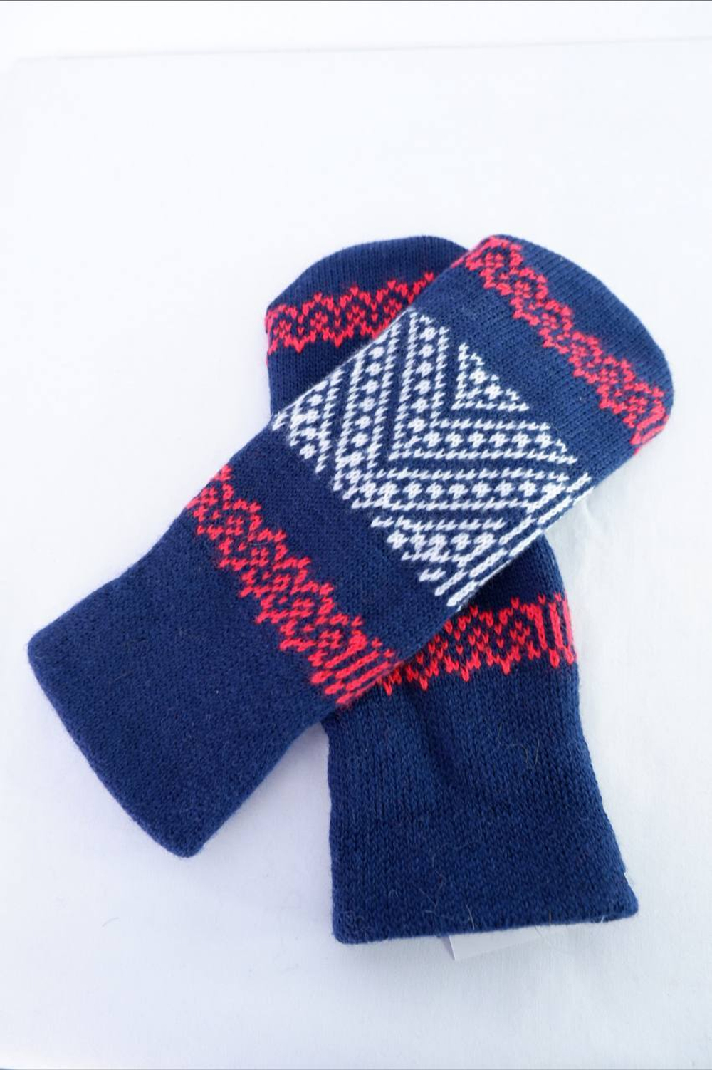 Варежки из шерсти