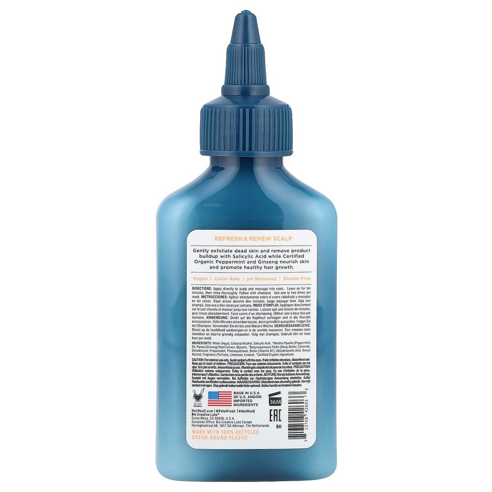 Petal Fresh, Hair ResQ® Scalp Care, отшелушивающая маска для кожи головы с салициловой кислотой, 118 мл (4 жидк. унц.)