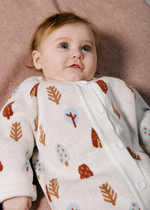 Комбинезон вязаный (деревья)