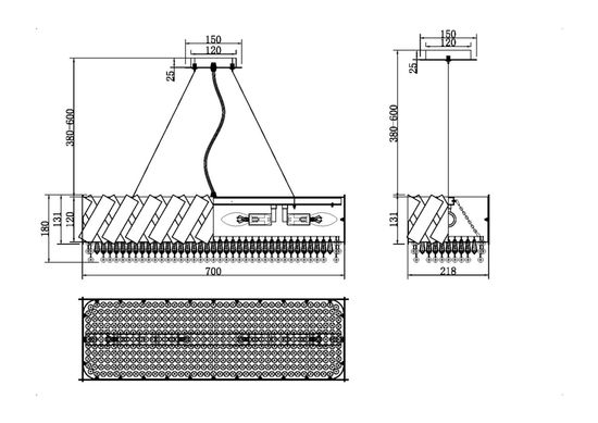 Подвесной светильник Maytoni MOD017PL-04BS