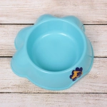 Миска пластиковая «Мр. Лапкин», цвет голубой, 16*5см /300мл