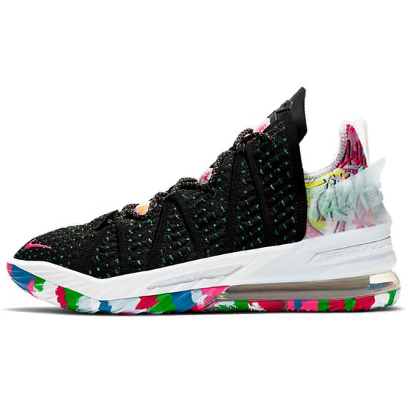 NIKE Lebron 18 Баскетбольные кроссовки Низкие Топ Унисекс