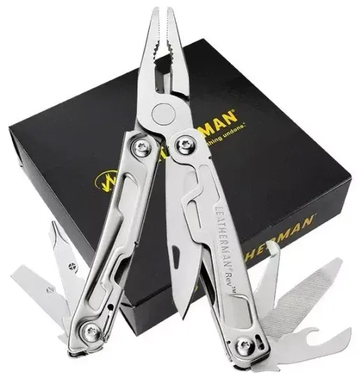 Мультитул пассатижи LEATHERMAN Rev (832130) серебристый