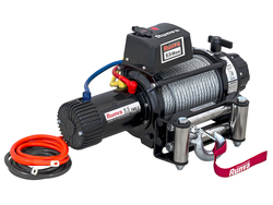 Лебёдка электрическая 24V Runva 9500 lbs 4350 кг влагозащищенная, стальной трос