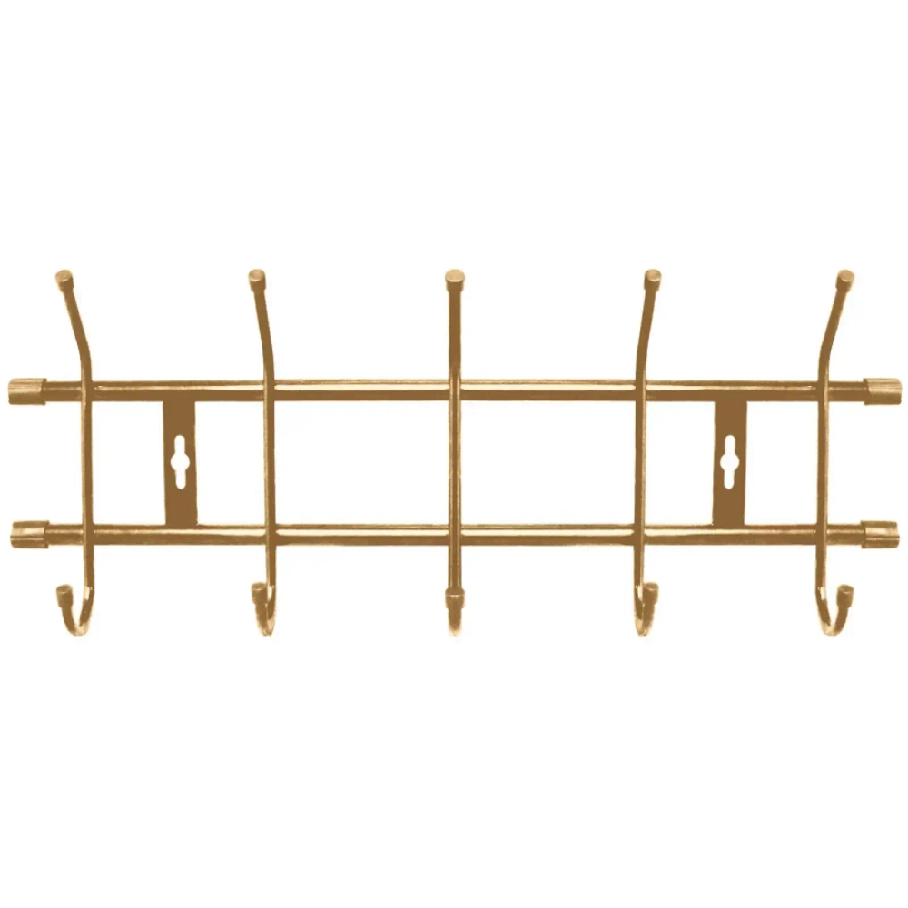Вешалка настенная 48,5*18*6,7 (5 крючков) бежевый металлик ВН5/БЖ