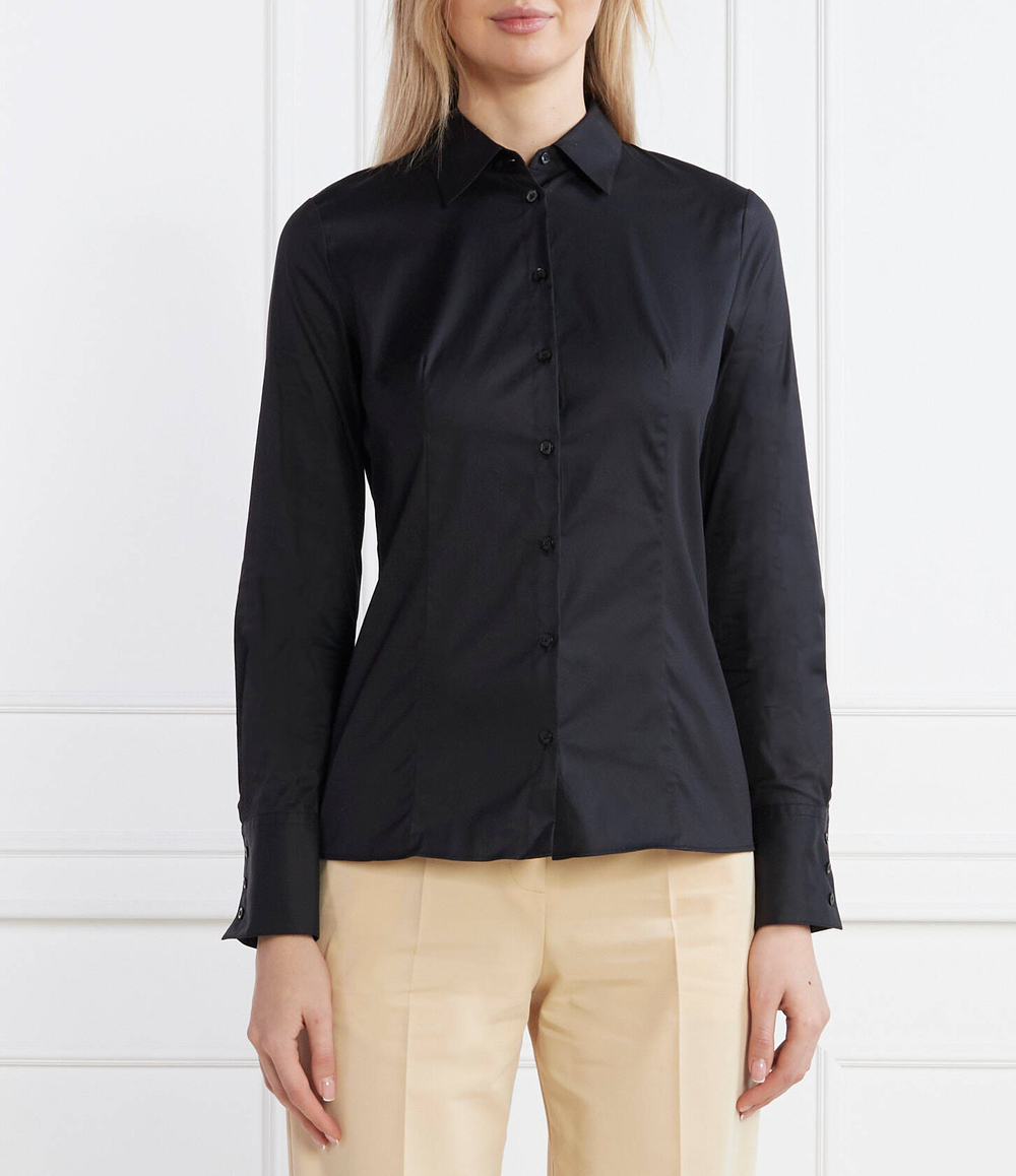 рубашка the fitted HUGO - черный(50416895)