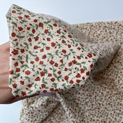 Фланель Красные цветы