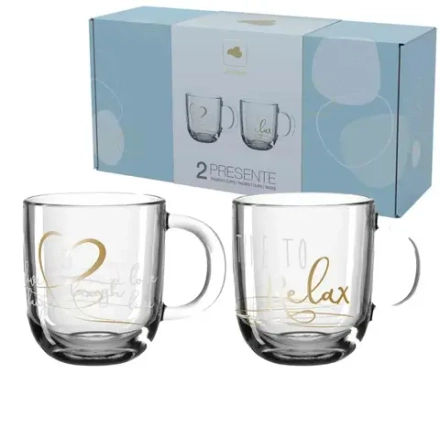 Leonardo Набор из 2 кружек Emozione Presente 400 мл Relax