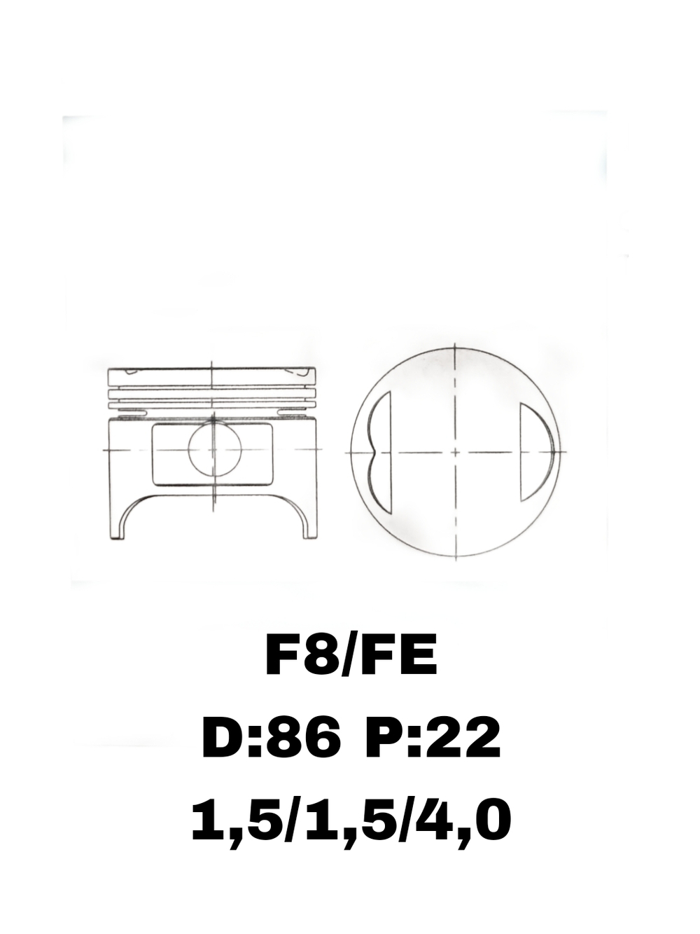 ПОРШНЯ FE 1,0
