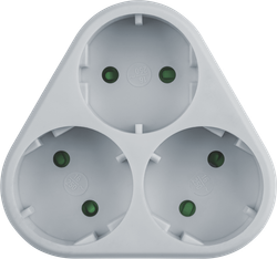 Разветвитель Navigator 94 694 NAD-S-3X-WH 3 гн. (треугольник) б/з