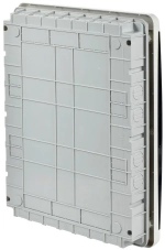 Корпус пластиковый ЩРВ-П-54 IP41 черная прозрачная дверь TEKFOR IEK