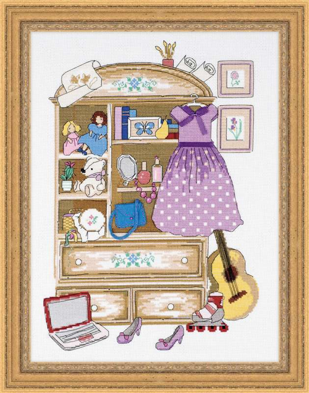 производитель РИОЛИС ¶артикул 1373¶размер 30х40¶техника счетный крест¶тематика предметы интерьера¶со