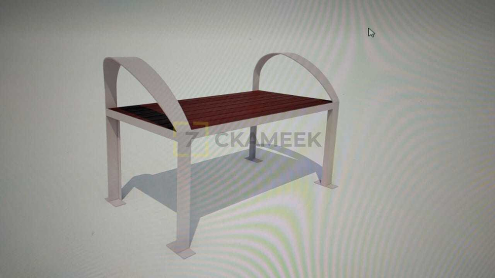 Скамейка без спинки Ленточка