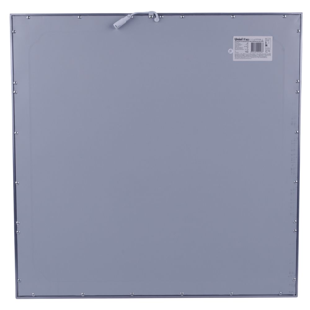 ULP-6060-36W-NW EFFECTIVE SILVER Светильник светодиодный потолочный встраиваемый. Белый свет 4000K. Корпус серебристый. В комплекте с и-п. ТМ Uniel.