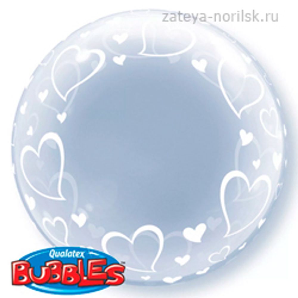 BUBBLE DECO Сердца элегантные