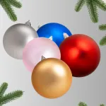 елочный шар матовый