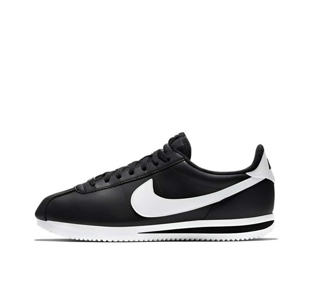 Мужские кроссовки Nike Cortez Basic Leather 'Black White' 819719-012