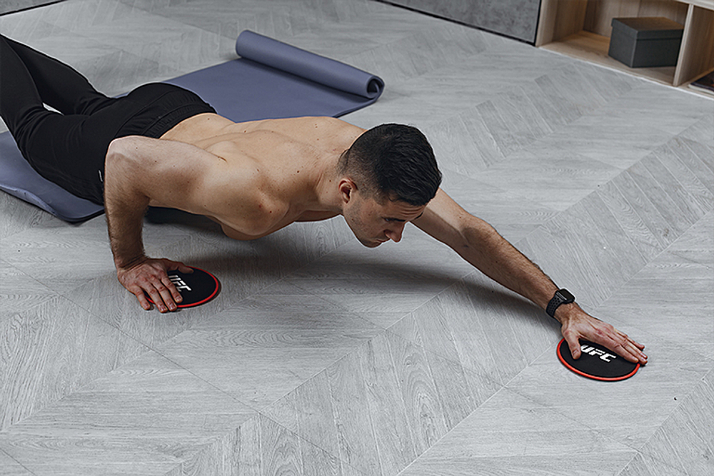 Набор для тренировки ног (Скоростная скакалка и Слайдеры) UFC UHA-69924