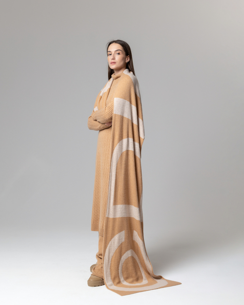 Кашемировый палантин