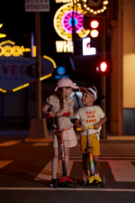 Самокат Mini Micro Deluxe LED Желтый