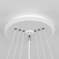 Citilux Неон Смарт CL731A090E RGB Умная подвесная люстра Белая