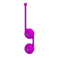 Лиловые вагинальные шарики 3,5см Baile Kegel Tighten Up III BI-014493-2