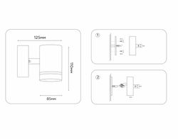 Ambrella Уличный настенный архитектурный светильник Garden ST3327