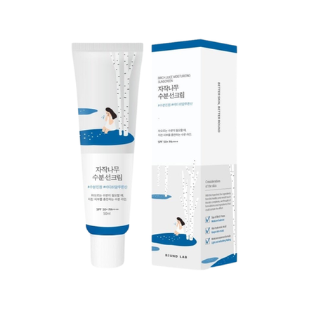 Солнцезащитный крем Round Lab Birch Juice Moisturizing Sun Cream SPF50+ PA++++