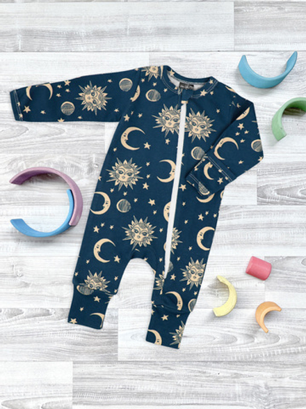 Комбинезон Mjölk Sleep and Play Солнце и Луна NEW, на манжетах