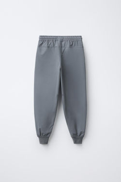 ZARA ТЕХНИЧЕСКИЕ СПОРТИВНЫЕ БРЮКИ-ДЖОГГЕРЫ, СВЕТЛО-СЕРЫЙ