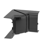 Угол внутренний 90х50 мм, изменяемый черный