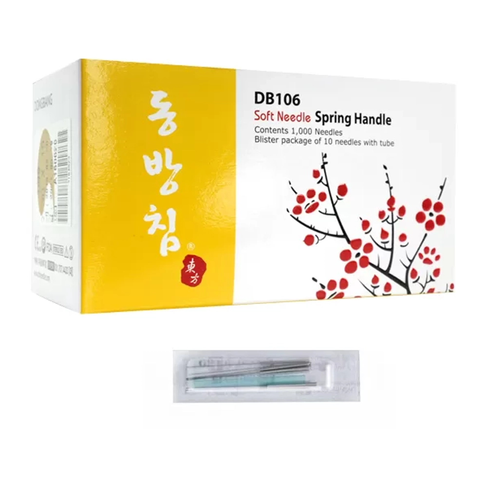 Иглы акупунктурные стальные стерильные с направителем 0,25х40 мм 1000 шт