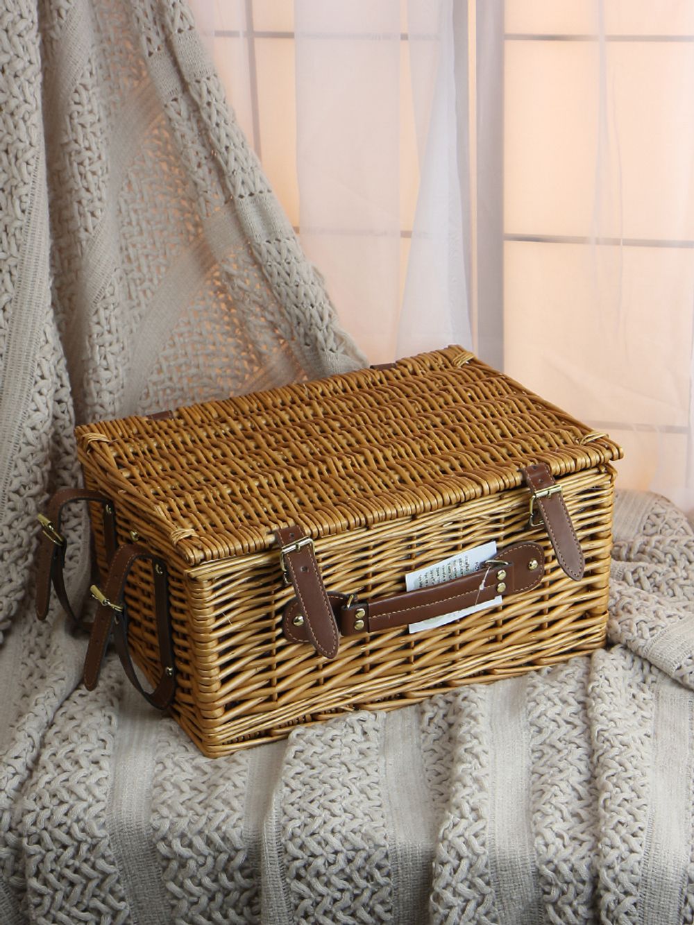 HOLYDAY BASKET Набор для пикника с термосумкой и пледом на 2 персоны