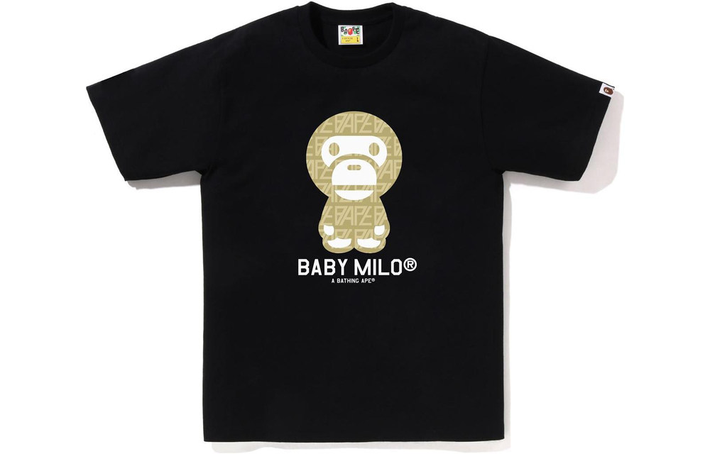 A Bathing Ape Logo Monogram Baby Milo Tee
