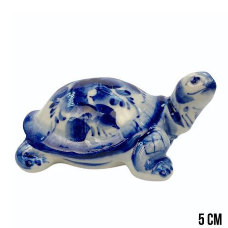 Фигурка Черепаха Тина гжель