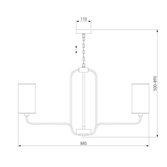 Подвесная люстра Eurosvet Purezza 60128/8 хром