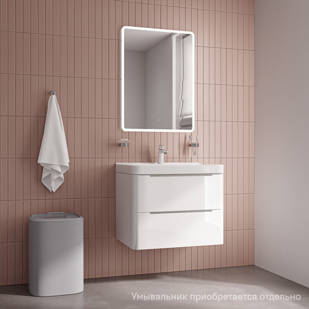 Тумба подвесная IDDIS Cloud X, 70 см, белый, CLX70W0i95