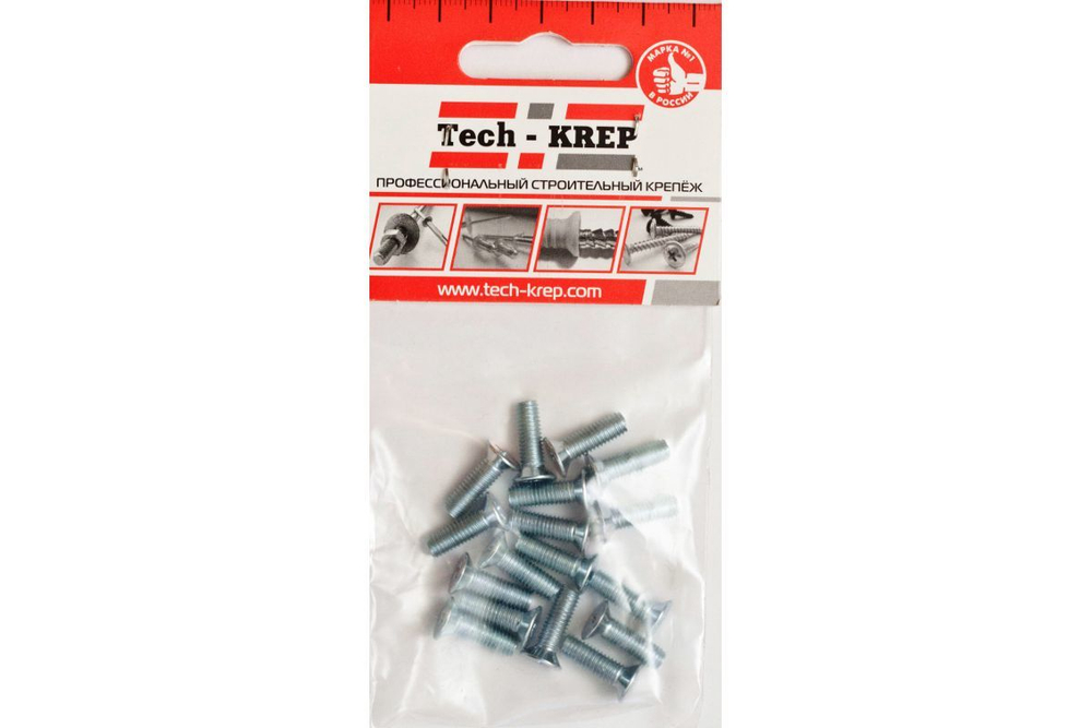 Винт TECH-KREP м6х50 мм (103004) 6 шт.