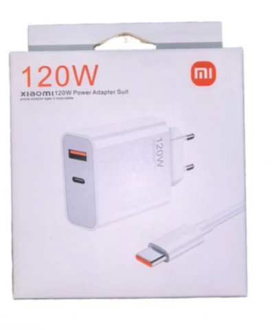 Зарядное устройство Xiaomi PD120W+QC3.0 3А с Type-C белое