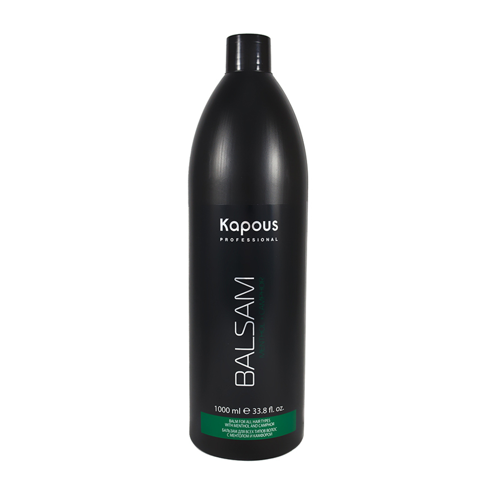 Бальзам для всех типов ментол+камфора Kapous 1л