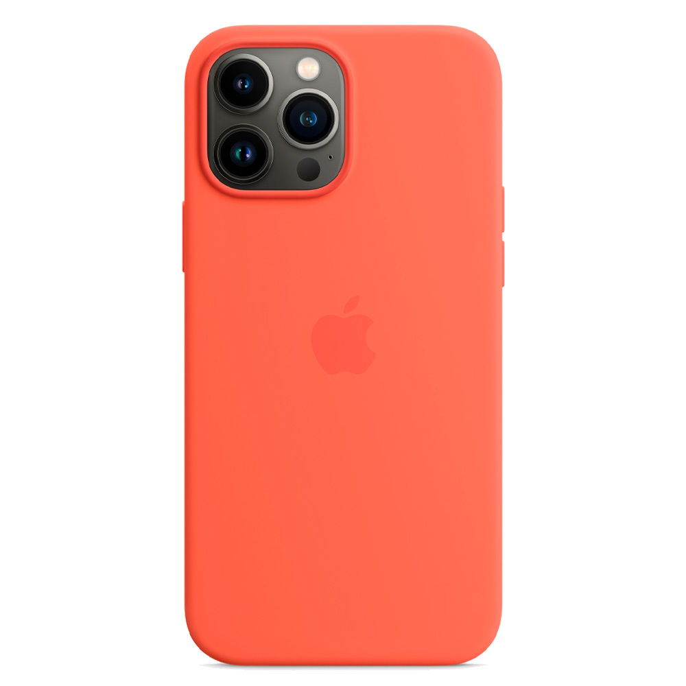 Силиконовый чехол с поддержкой MagSafe Apple Silicone Case для iPhone 13 Pro, Nectarine (Спелый нектарин)